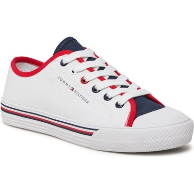 Tommy Hilfiger Кецове Tommy Hilfiger Low Cut Lace Up Sneaker T3X9-33325-0890 S Бял (Low Cut Lace Up Sneaker T3X9-33325-0890 S)