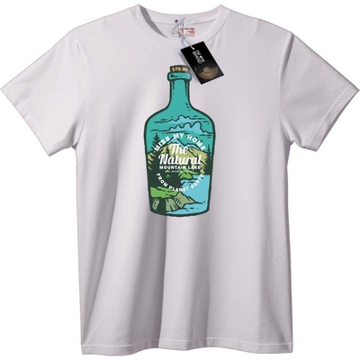 NOONEBRAND Тениска Естествено планинско езеро - 5XL, Black