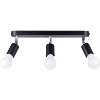 Sollux Черно метално осветително тяло за таван ø 6 cm Brando - Sollux (NL.1122)