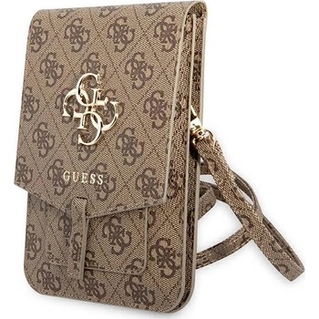 Púzdro Guess PU 4G Metal Logo GUWBG4GFBR Phone Bag, hnedé