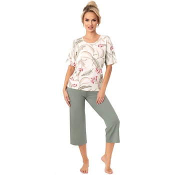 Donna Дамска пижама Piama-Michelle-34-Jasny-BeV-65892-Jasny Beż - Червен, размер S