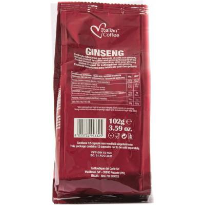 Italian coffee giseng kávovo ženšenové 12 ks