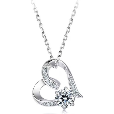 Grace Silver Jewellery Stříbrný náhrdelník NH-MSN045/139 Stříbrná