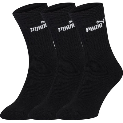 PUMA Мъжки чорапи Puma 3 Pack Crew Socks Mens - Black