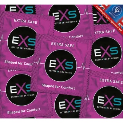 EXS Condoms 20 бр. Екстра здрави презервативи EXS Extra Safe - насипни