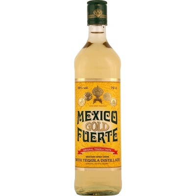 Mexico Fuerte Gold 38% 0,7 l (čistá fľaša)