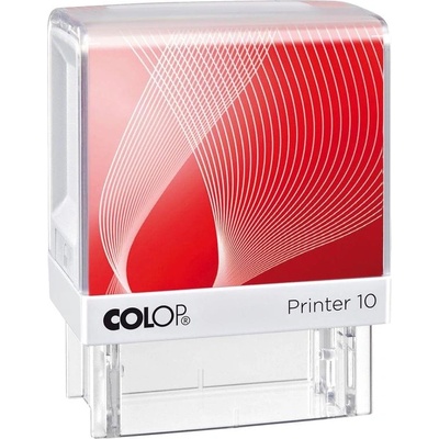 Colop Печат Printer 10, правоъгълен, 10 x 27 mm, син (1085120012)