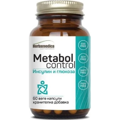 Herbamedica Metabol Control, 60 веге капсули, Herbamedica