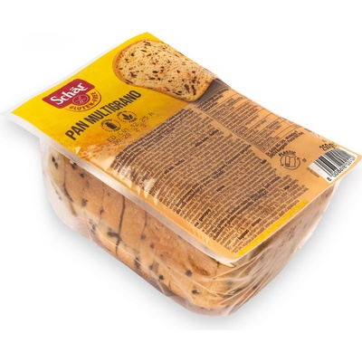 Schär Pan Multigrano jemný zrniečkový krájaný chlieb bezgluténový 250 g