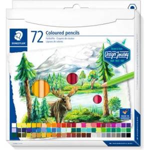 STAEDTLER Комплект цветни моливи, шестоъгълни, staedtler "146 c", 72 различни цвята 146c c72 (146c c72)