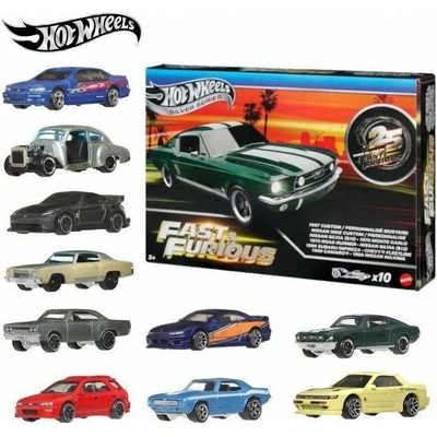 Mattel Hot Wheels Rychle a zběsile kolekce 10 angličáků JCT92