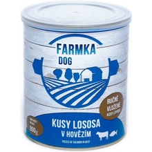 Sokol Falco Farmka Dog kusy lososa v hovädzom 8 x 800 g