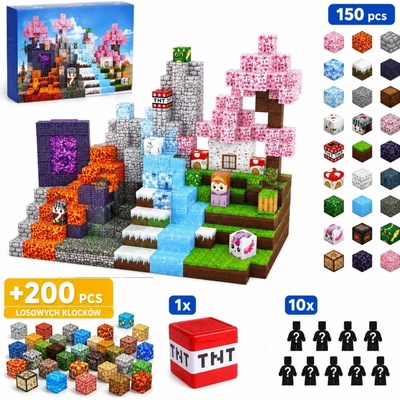 XINLONGDIANZI Magnetické kocky 360 dielikov kovovo-plastové