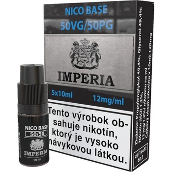 Imperia Nico Base PG50/VG50 12mg 5x10ml