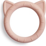 Mushie Силиконова гризалка Mushie - Cat, Blush (004442)