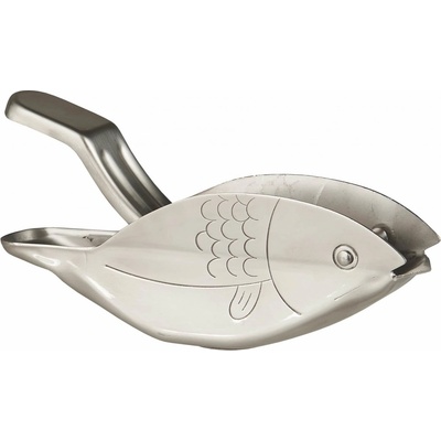 IB LAURSEN Ruční lis na citron Fish Shaped, stříbrná barva, kov