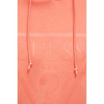 GUESS Суичър Guess NEW ALISA в оранжево с качулка принт V2YQ08 K7UW2 (V2YQ08.K7UW2)