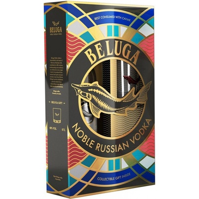 Beluga Noble Highball 40% 0,7 l (dárkové balení 1 sklenice)