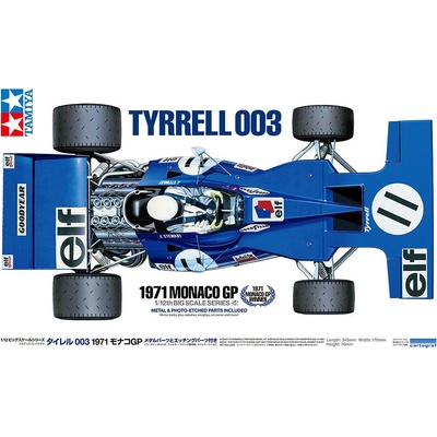 Tamiya Tyrell 003 1971 Monako GP 1:12
