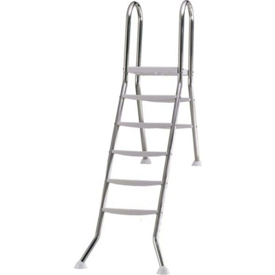 Steinbach Nerezové nadzemní bazénové schůdky 135 cm - 5 + 2 stupně