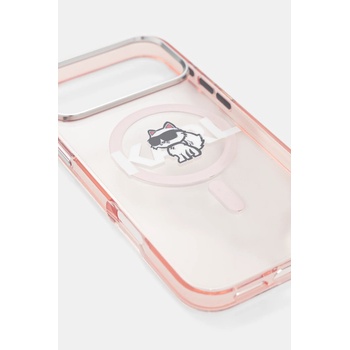 KARL LAGERFELD Кейс за телефон Karl Lagerfeld iPhone 17 Pro Max (KLHMP17XHGCHGKBP)