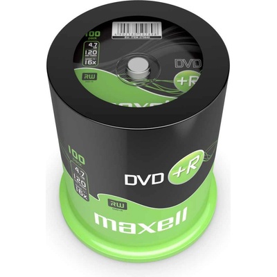 DVD+R MAXELL, 4, 7 GB, 16x, 100 бр. CAKE BOX (ML-DDVD-plusR4.7-100SH-C)