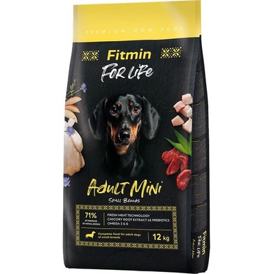 Fitmin Dog For Life Adult Mini drůbeží vepřové a hovězí 12 kg
