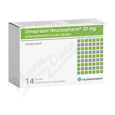 Neuraxpharm Bohemia Omeprazol 20 mg tvrdá gastrorezistentná kapsula cps.end.14 x 20 mg