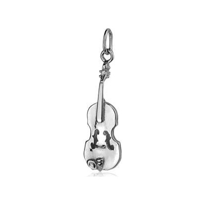 Šperky4U Stříbrný přívěšek housle ZB51318
