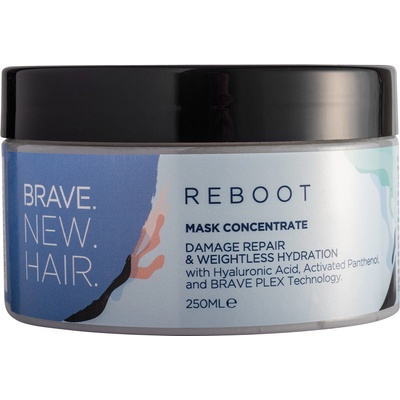 BRAVE.NEW.HAIR. BRAVE. NEW. HAIR. Reboot Damage Repair & Weightless Hydration Mask Concentrate Маска за коса унисекс 250ml