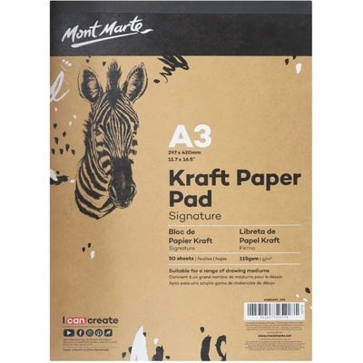 Mont Marte Blok Mont Marte A3 - 50 listů kraftového papíru - 115 g/m2 - MSB-0095
