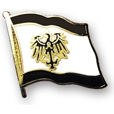 Odznak (pins) 20mm vlajka Prusko - barevný