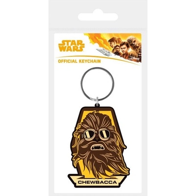 Prívesok na kľúče Star Wars Solo Rubber Keychain Chewbacca Badge