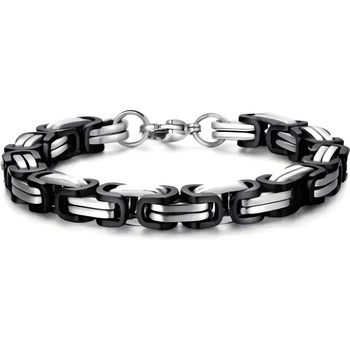 HARAHU Гривна al-29855 - Черна / Сребриста / 14см kp29855 (al-29855)