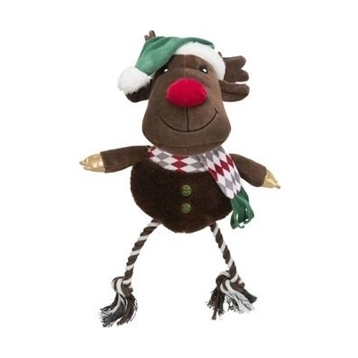 Trixie GmbH Vánoční hračka pes Xmas REINDEER plyš bavlna 49 cm