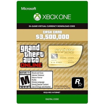 Grand Theft Auto Online Whale Shark Cash Card 3,500,000$