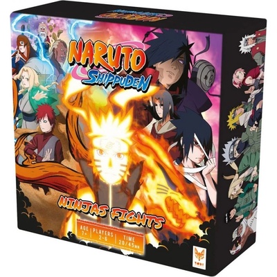 Topi Games Настолна игра Naruto Shippuden: Ninja Fights - Семейна (TOPI-NAS-EN-219001)