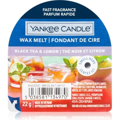 Yankee Candle Black Tea & Lemon vonný vosk do aromalampy 22 g – Zboží Dáma