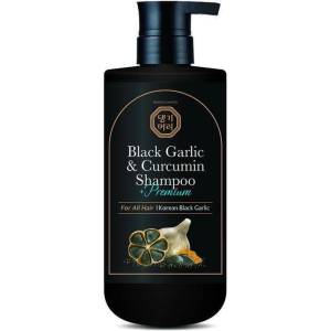 Doori Cosmetics Премиум анти-ейдж шампоан против косопад с черен чесън и куркумин Doori Black Garlic and Curcumin Shampoo (DI100762) - dolcemia