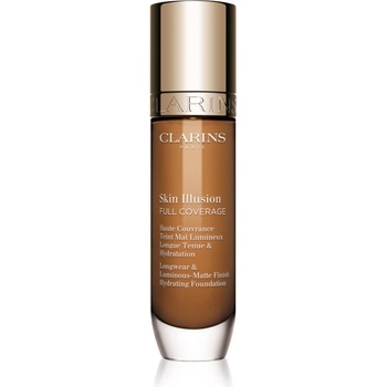 Clarins Skin Illusion Hydrating Foundation високо покривен фон дьо тен цвят 117.5W 30ml