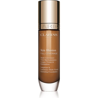 Clarins Skin Illusion Hydrating Foundation високо покривен фон дьо тен цвят 117.5W 30ml