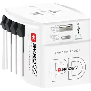 SKROSS универсален адаптер 220V , 30W, бял (1302974) - zettabytex