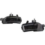  Диодни мигачи за странични огледала за Skoda Fabia (2014+), Rapid (2012+) / Seat Toledo (2012+) - опушени с бягащ мигач (SB022D)