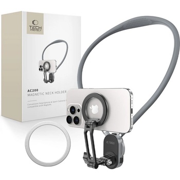 Tech-Protect Връзка за врат с MagSafe за GoPro / DJI от Tech Protect AC200 - Crayon Grey (5906302363599)