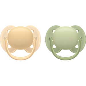 Philips Залъгалки Philips Avent - Ultra Soft, 6-18 м, 2 броя, пастелни, за момче (SCF091/45) - ozone