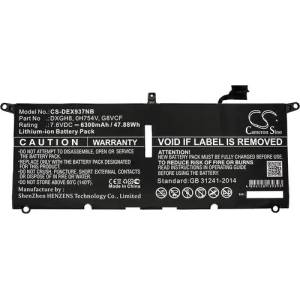Cameron Sino Батерия за лаптоп DELL XPS 13 2018, XPS 13 9370, 0H754V, DXGH8 LiPo 7.6V 6300mAh CAMERON SINO (CS-DEX937NB) - xtreme