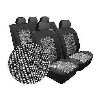 SIXTOL Калъфи за Seat Leon, от 1999 - 2006 г. , 5 врати, спортни седалки, Dynamic Graphite 8961-D3