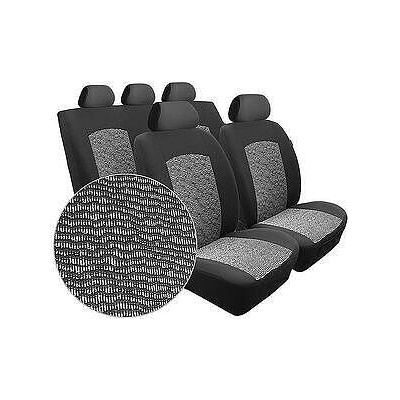 SIXTOL Калъфи за Seat Leon, от 1999 - 2006 г. , 5 врати, спортни седалки, Dynamic Graphite 8961-D3