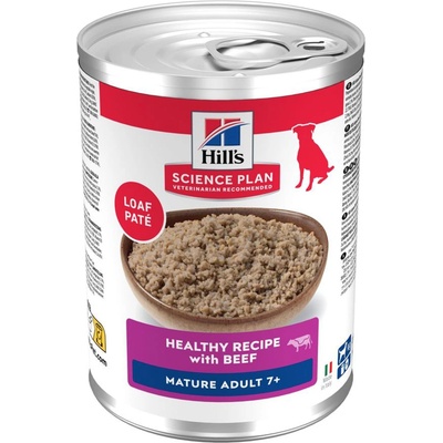 Hills Science Plan Mature Adult 7+ hovädzie 6 x 370 g