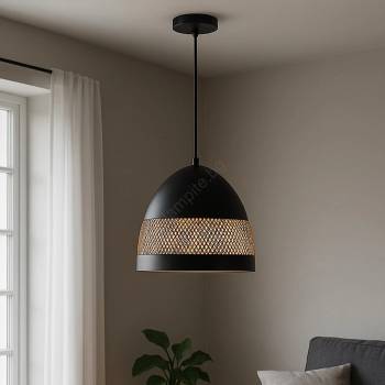 Onli - Пендел POLLY 1xE27/22W/230V черен (OL0456)